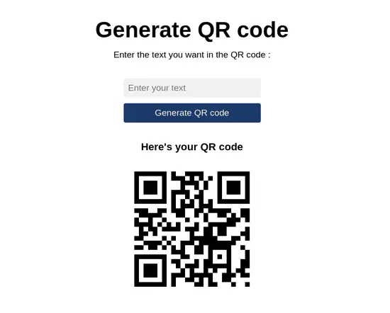 QR generator